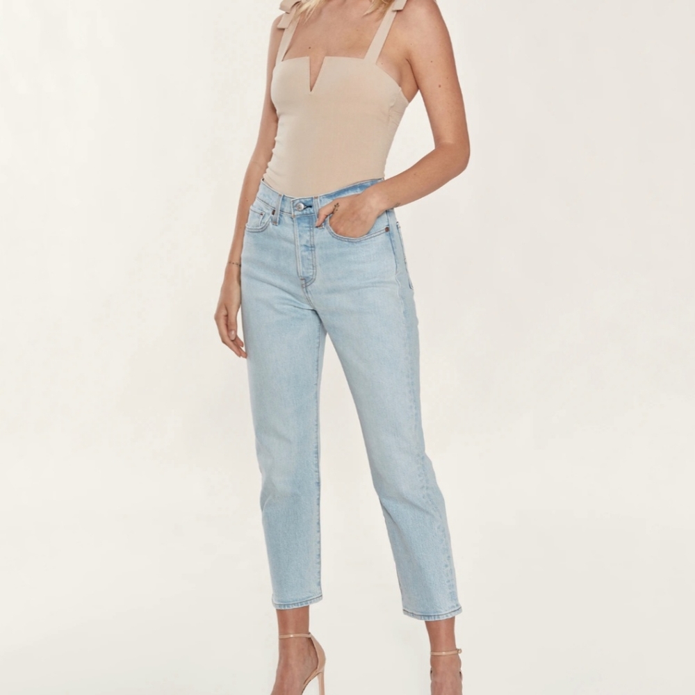 Levi's Light Blue Straight Leg Jeans